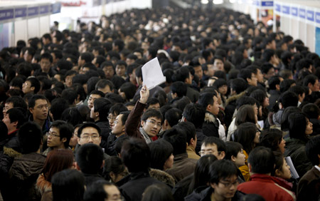 HR: Thousands flock to Beijing job fair