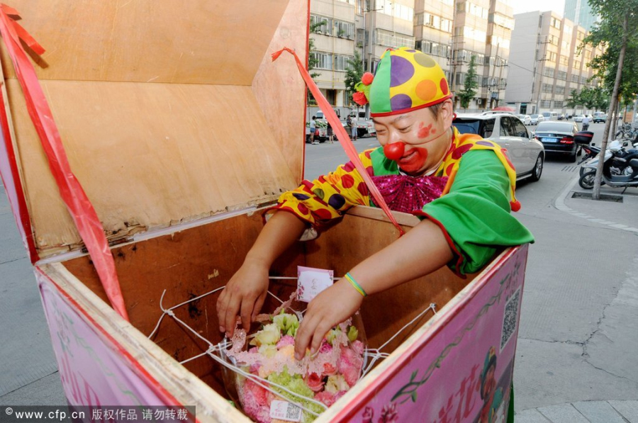 Florist clown makes success out of small business