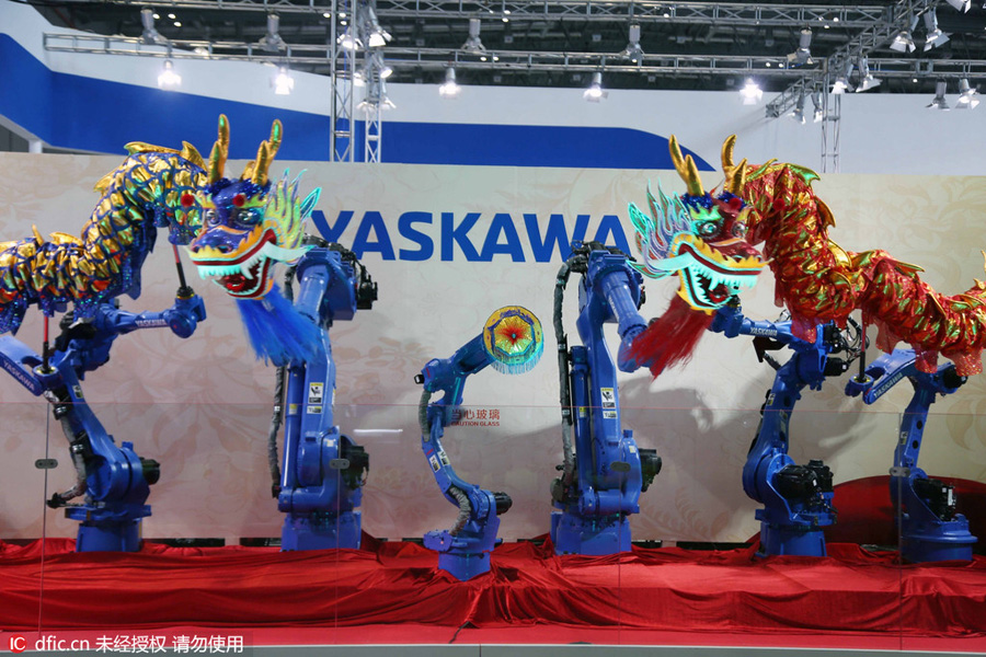 Robots of the future at Shanghai robot show