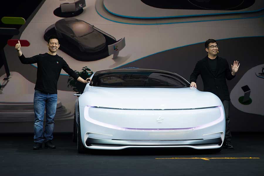 LeEco automated electric super car can tell gender of driver