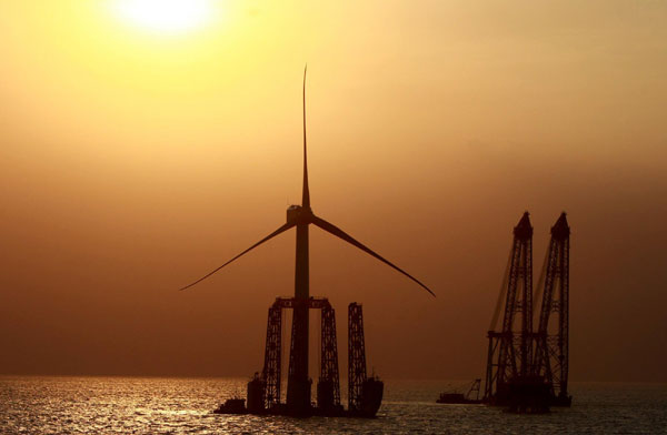 Offshore wind farm generates 200m kWh