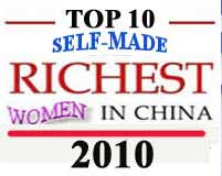 Top 10 self-made richest women in China