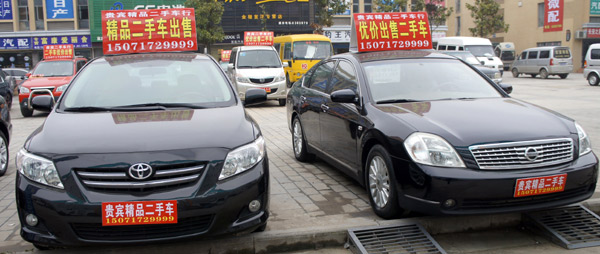 Sales of second-hand cars accelerate, lift retail sales