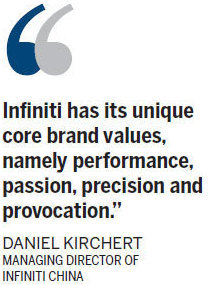 Infiniti looking to enhance fame