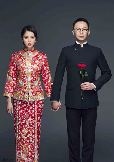 Wedding photos of Taiwan actress Vivian Hsu