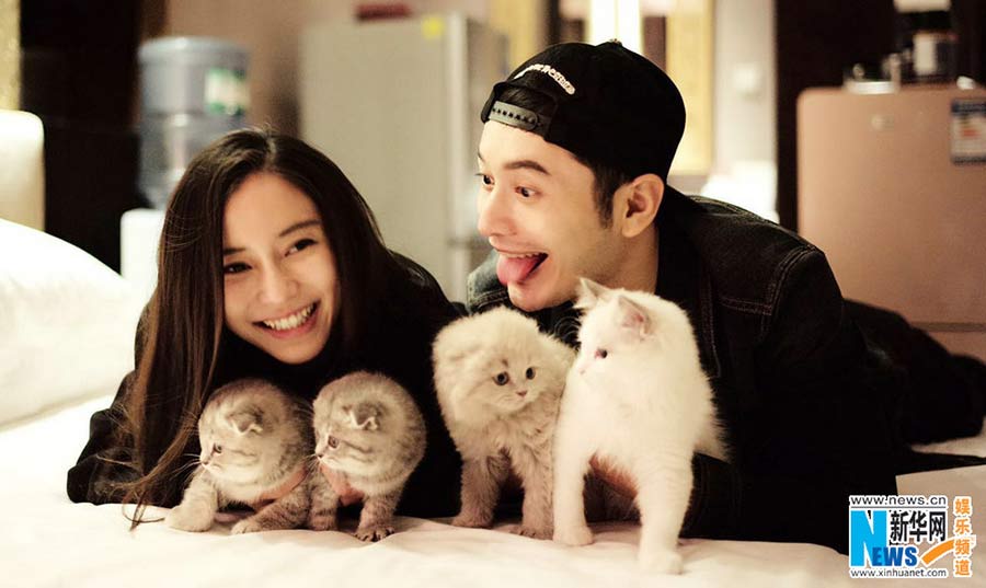 Huang Xiaoming, Angelababy mark wedding anniversary