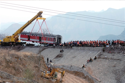 Passenger train derails near Beijing