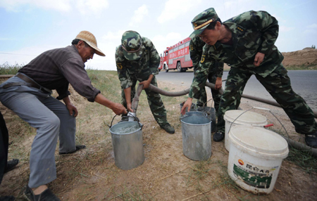 160,000 suffer water shortage after prolonged drought