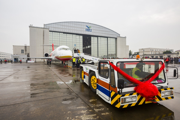 China-made ARJ21 regional jetliner popular with Sichuan locals