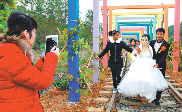 Old mine rails transformed into destination for romance