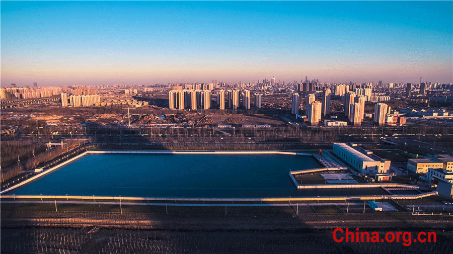 Aerial views of world's largest water transfer project