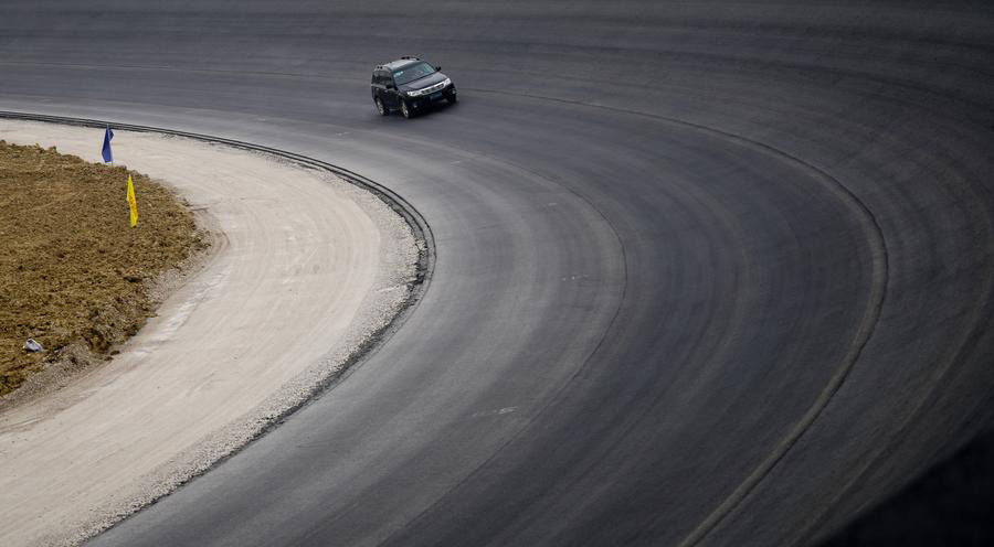 First test track paved by Chinese company