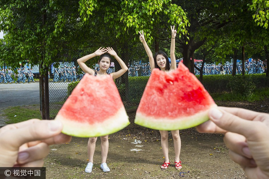 Summer fun: Is it watermelon or dress?