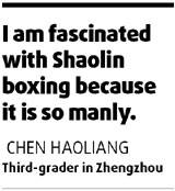 Zhengzhou schoolchildren to get Shaolin boxing lessons