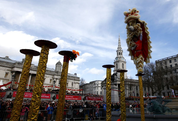 Chinese New Year gala heats heart of London