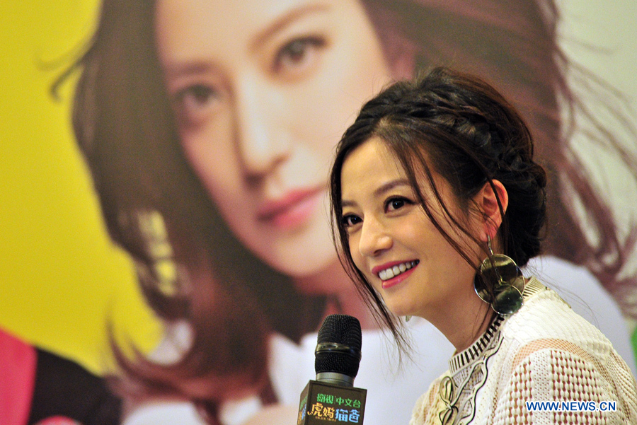 Zhao Wei in Singapore to promote 'Tiger Mom'