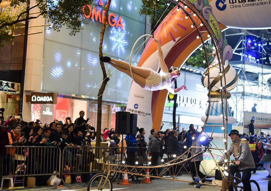 Hong Kong holds parade to celebrate Chinese Lunar New Year