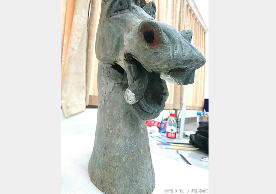 Horsehead-shaped relic a hit on the internet