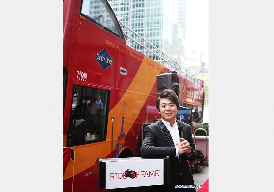 Pianist Lang Lang crowned NYC's Cultural Tourism Ambassador