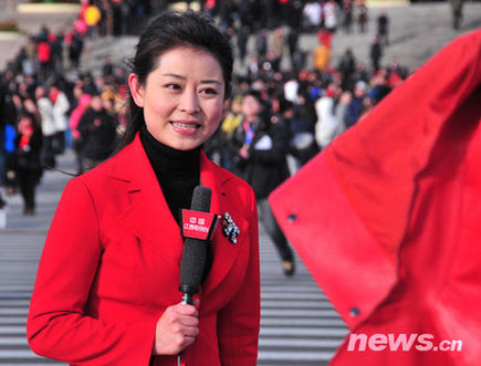 近拍兩會“當紅”女主播