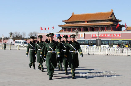 聚焦武警北京總隊兩會執(zhí)勤哨兵