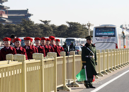 聚焦武警北京總隊兩會執(zhí)勤哨兵