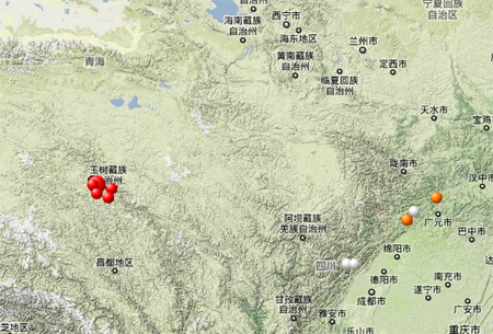 玉樹地震震中距縣城30公里 中國(guó)地震救援隊(duì)待命