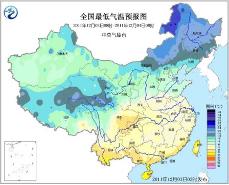 華北降雪結束氣溫低迷 南方地區(qū)將有小幅升溫