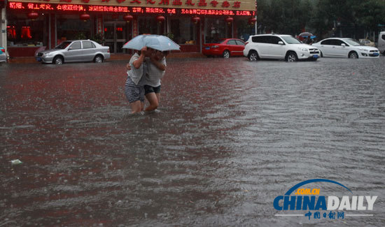 天津遭受暴雨襲擊