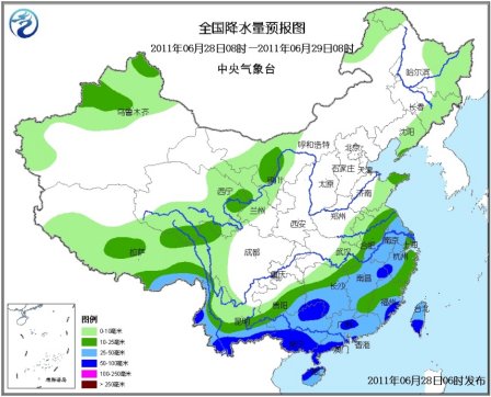 強(qiáng)降水向南方“回歸”未來(lái)三天華南西南陰雨持續(xù)