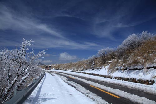 強(qiáng)冷空氣致神農(nóng)架驟降“桃花雪”