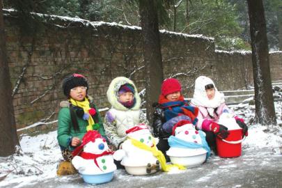 瑞雪兆豐年 四川大部迎新年第一場雪