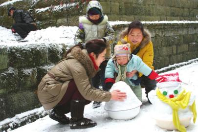 瑞雪兆豐年 四川大部迎新年第一場(chǎng)雪