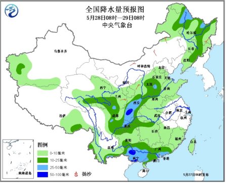 短期天氣預(yù)報(bào)：暴雨藍(lán)色預(yù)警解除 西部地區(qū)降水增多