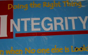 "Integrity" is word of the year