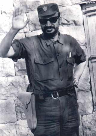 Arafat during his stay in Lebanon