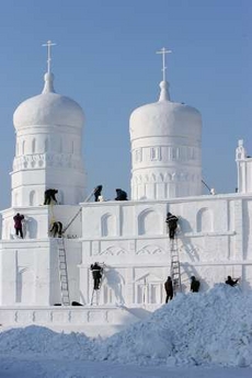 Ice sculptures