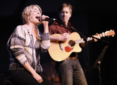 LeAnn Rimes performs during the 2010 Sundance Film Festival