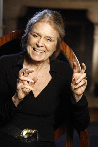 Pioneering feminist Gloria Steinem's portrait