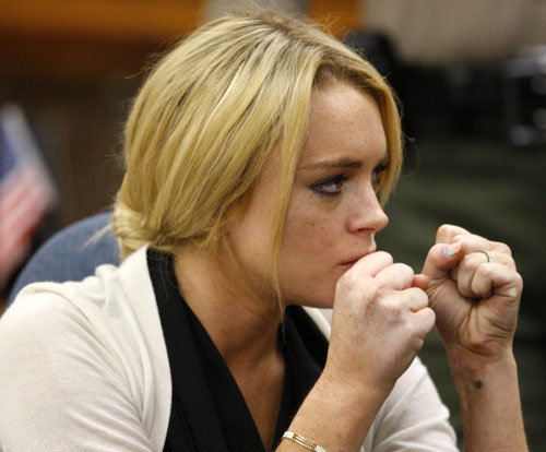 Distraught Lindsay Lohan sentenced to 90 days jail