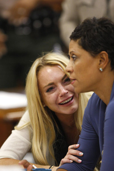 Distraught Lindsay Lohan sentenced to 90 days jail