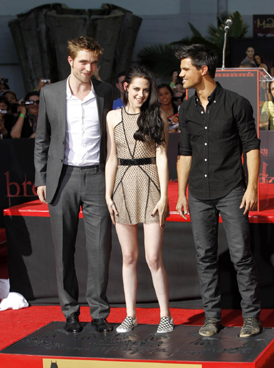 'Twilight' actors leave their marks