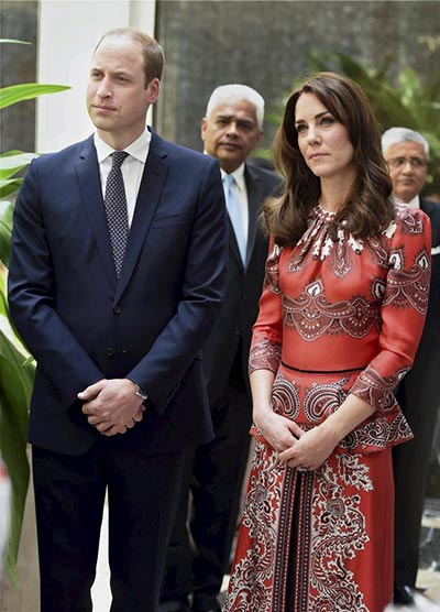 Kate Middleton's Asian-inspired wardrobe in India