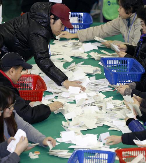 忙碌而豐富 圖說韓國總統(tǒng)大選精彩點滴