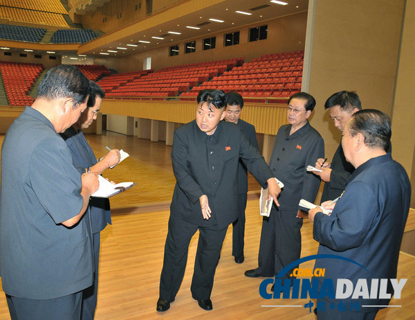 金正恩視察平壤體育館 稱可舉辦任何國(guó)際賽事（組圖）