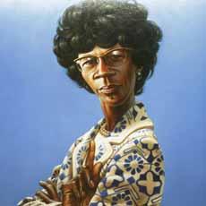 Shirley Chisholm, 1924-2005: the first black woman elected to the US congress