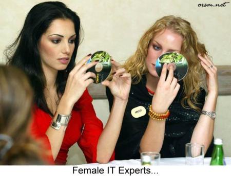 Female IT experts IT美女專家