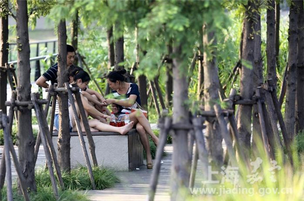 Jiading New Town boasts leisure facilities for residents and visitors