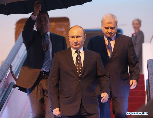 Putin arrives in Shanghai to start state visit to China