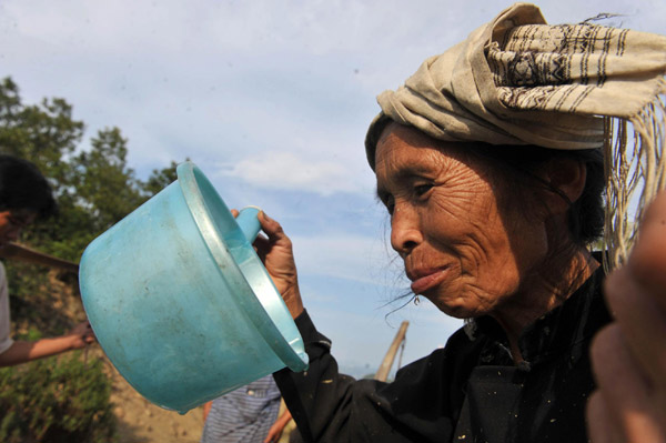 Drought leads to water shortage in S China